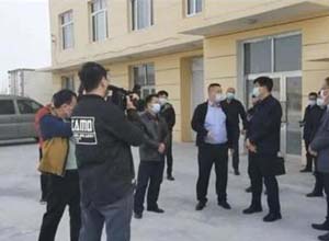 满洲里市市委书记于伟东一行莅临嘉禾圣视察指导工作